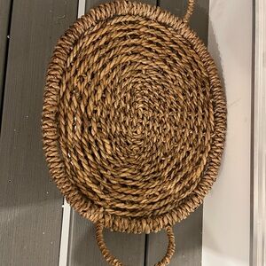 Natural Woven Basket Tray - Studio McGee